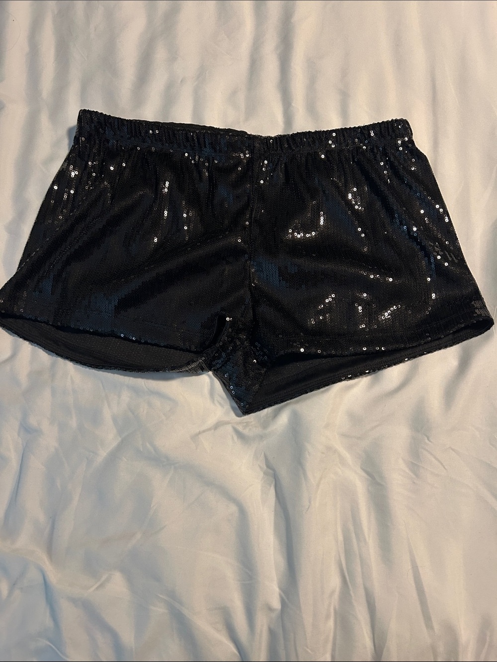 Amscan Black Sequin Athletic Shorts